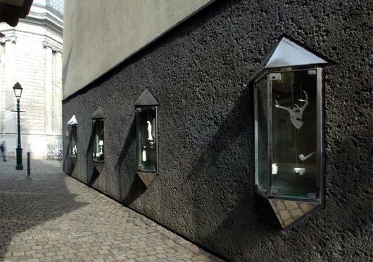 picture - vitrines with idyll sceneries